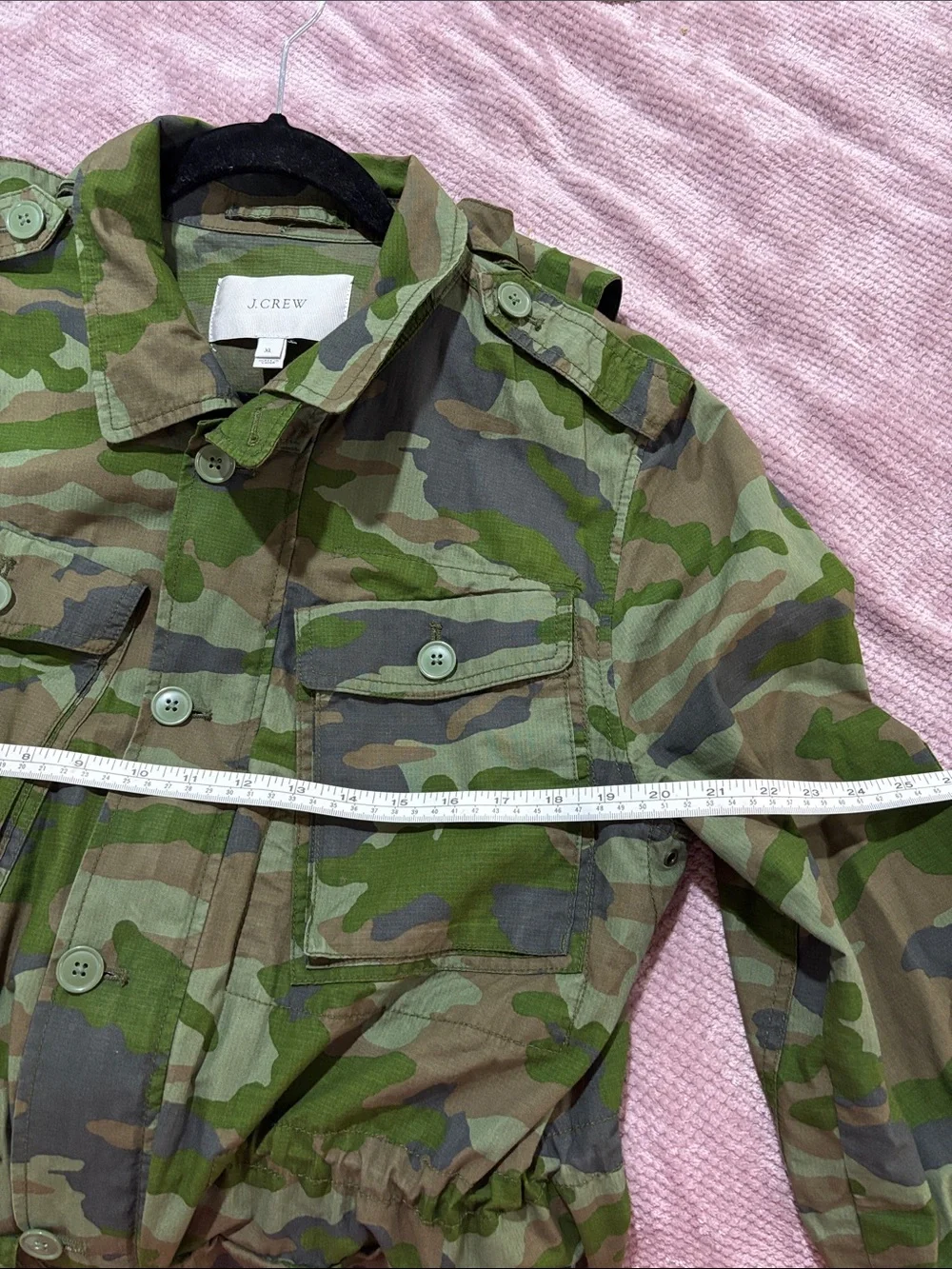 Camouflage J Crew Jacket